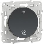 Schneider electric - odace, interrupteur vmc anthracite, sans position arrt,  vis - s540233