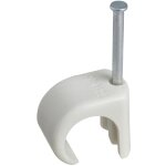 Schneider electric - lot 50x cavalier pontet lectrique blanc pour fixation de gaine ou tube iro de diamtre ...
