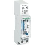 Schneider electric - interrupteur horaire 24h - 1 canal - sans rserve de marche - schneider 15335 acti9 ...