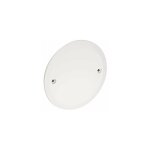 Schneider electric - multifix, couvercle rond plein pour bote diamtre 67 mm, fixation avec 2 vis schalb71819 ...
