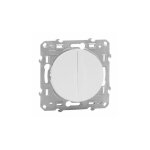 Schneider - odace, boite de 10 double va - et - vient blanc, connexion rapide, à vis Schneider - odace, boite de 10 double va - et - vient blanc, connexion rapide, à vis