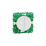 Schneider electric - odace sfsp - interrupteur double - sans fil sans pile schs520114 Schneider electric - odace sfsp - interrupteur double - sans fil sans pile schs520114