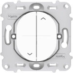 Schneider electric - ovalis inter volets roulants mont�e - descente - stop sans plaque schneider s261208 ...