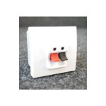 Schneider electric - prise haut - parleur 1 sortie blanc polaire 2 bornes � ressorts m�canisme 45x45mm ...