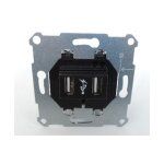 Schneider electric - prise usb double encastr� recharge 2 sorties 5v cc 1400ma sans plaque power supply ...
