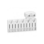 Schneider electric - r�partiteur avec connecteur embrochable 5 modules xe resi9 schneider - electric ...