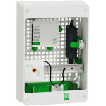 Schneider electric - resi9 coffret vdi 13m2r - switch 5ports poe - 2 prises - grade 3tv 6xrj45 cat6a ...