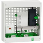 Resi9 coffret vdi 18m2r - switch 9ports poe - 2 prises - grade 3tv 8xrj45 cat6a schneider electric schr9h18402 ...