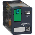 Schneider electric - rpm22bd schneider - relais puissance - embrochable - test - del - 2of (inverseur) ...