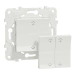 Schneider electric - wiser unica - interrupteur centralis sans fil 2 ou 4 bp - blanc (nu557118w)