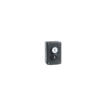 Schneider electric - harmony boite - 2 boutons poussoirs 22 - blanc / noir - xald222e