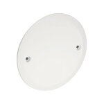 Schneider electric - multifix, couvercle rond plein pour bo�te diam�tre 67 mm, fixation avec 2 vis schalb71819 ...