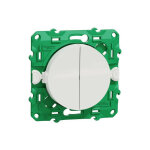 Schneider electric - odace sfsp - interrupteur double - sans fil sans pile schs520114