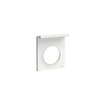 Schneider electric - plaque simple blanche 1 poste rectangle avec support t�l�phone mobile 102x85x28mm ...