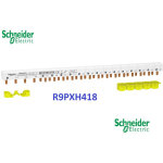 Schneider - peigne de raccordement 3p + n 63a - resi9 xp - 18 modules r9pxh418
