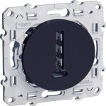 Schneider electric - prise téléphone en t 8 contacts à vis - anthracite - odace - schneider Schneider electric - prise téléphone en t 8 contacts à vis - anthracite - odace - schneider