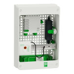 Schneider electric - resi9 coffret vdi 13m2r - switch 5ports poe - 2 prises - grade 3tv 6xrj45 cat6a ...