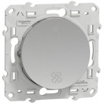 Schneider s530233 odace - interrupteur vmc - aluminium - sans position arr�t