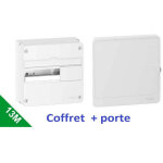 Schneider - tableau �lectrique 13 modules 1 rang�e avec porte r9h13401 + r9h13421
