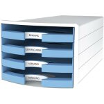 Han - impuls 2. 0 1013 - 54 caisson � tiroirs blanc din a4, din c4 nombre de tiroirs: 4