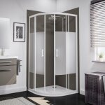 Accès d'angle arrondi 90 x 90 x 190 cm avec portes de douche coulissantes, 5 mm, sunny schulte verre ... Accès d'angle arrondi 90 x 90 x 190 cm avec portes de douche coulissantes, 5 mm, sunny schulte verre ...