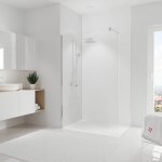 Schulte - panneau mural blanc, rev�tement pour douche et salle de bain, d�codesign couleur 90 x 255 cm ...