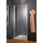 Schulte - porte de douche pivotante, verre 5 mm anticalcaire, style, profil� aspect chrom� 90 x 192 cm ...