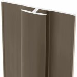 Profil� de jonction pour panneau mural de douche, d�codesign schulte taupe, 255 cm