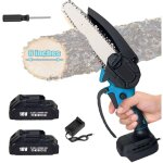 Scie � cha�ne �lectroportative, mini tron�onneuse sans fil 6  , scies � cha�ne �lectrique, petite tron�onneuse ...