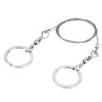 Scie � fil en acier inoxydable, kit de voyage d'urgence pour survie, chasse, silex, �quipement de coupe, ...