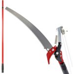 Scie tlescopique 2 en 1 ? 100?200 cm ? 1160 x 42 x 166 mm ? lame 30 cm de long ? avec cble ? coupe ...
