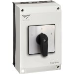 Sco4p80 - coffret inverseur de source manuel - 80a - monophas ou triphas - avec position 0