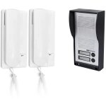 Scs sentinel ? interphone audio filaire 2 logements ? installation simplifi�e 2 fils ? platine de rue ...