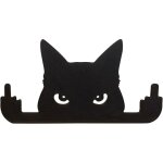 Sculpture de chat lorgnant statue de chat noir lorgnant décorations de chat noir pour l'arrière - cour, ... Sculpture de chat lorgnant statue de chat noir lorgnant décorations de chat noir pour l'arrière - cour, ...