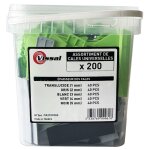 Seau 200 cales universelles 1mm à 5mm - viswood Seau 200 cales universelles 1mm à 5mm - viswood
