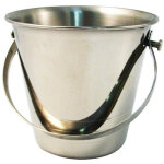 Seau en acier inoxydable avec anse - olympia