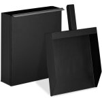 Seau pour cendres avec pelle, contenant pour chemin�e, grillage, four, caisse � cendres, pelle fente ...