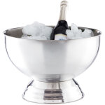 Seau à champagne, seau à glace en inox, bouteille de vin, glaçons, grand pot, d 36, 5 cm, argenté - relaxdays ... Seau à champagne, seau à glace en inox, bouteille de vin, glaçons, grand pot, d 36, 5 cm, argenté - relaxdays ...