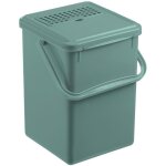 Seau � compost 9l avec filtre � charbon bio gui vert