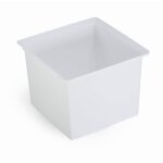 Seau � glace carr� blanc mediterraneo mondum 40x40x31 cm