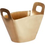 Beliani - seau  glace et champagne en aluminium dor brillant design solide et durable idal pour intrieurs ...