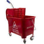 Rs pro - seau  lessiver en plastique rouge avec poigne, 20l ( prix pour 1 )