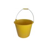 Taliaplast - seau pro jaune renforc� � ergots 13 litres anse � 6. 3 mm 310132