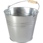 Seau tle d'acier galvanis 12l modle lourd 1 pcs