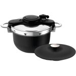 Seb - autocuiseur 6l inox noir p4810700