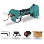 Scateur lectrique sans fil 1 batterie 388vf 30mm max. violeworks scateur ciseaux de coupe de branche ...