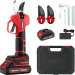 S�cateur �lectrique sans fil 21v, 1x2000 mah batteries professionnel s�cateur lame convient pour les ...