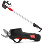 Elem garden technic - scateur rechargeable 7. 2v lithium avec perche tlescopique - elem garden