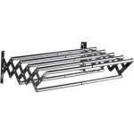 Sche - linge mural, pliable tendoir  linge acier inoxydable schoir rtractable accordon pour buanderie ...