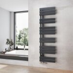 Heilmetz - sche - serviettes 140 x 40 cm radiateur  eau chaude anthracite, anti - bactrien, 598w, ...